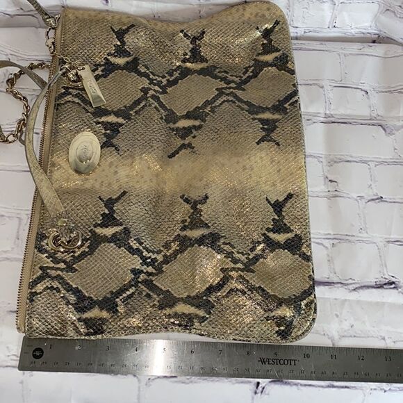 DKNY Gold Python Snakeskin Leather Purse *Sale* Bundle 2 purses for  $100 - Picture 6 of 7